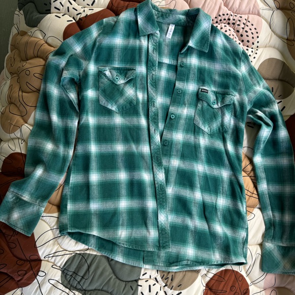 RVCA Flannel Kids Medium - Picture 1 of 3